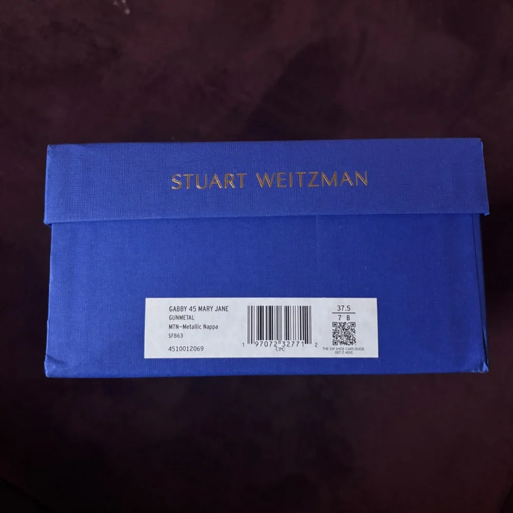 Stuart Weitzman Gabby Mary Jane Pump in Silver Color - Picture 4 of 6